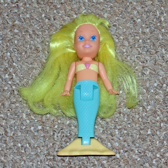 VTG 1991 Hasbro Playskool My Pretty Mermaids 7" Sun Blossom Doll - Picture 1 of 3